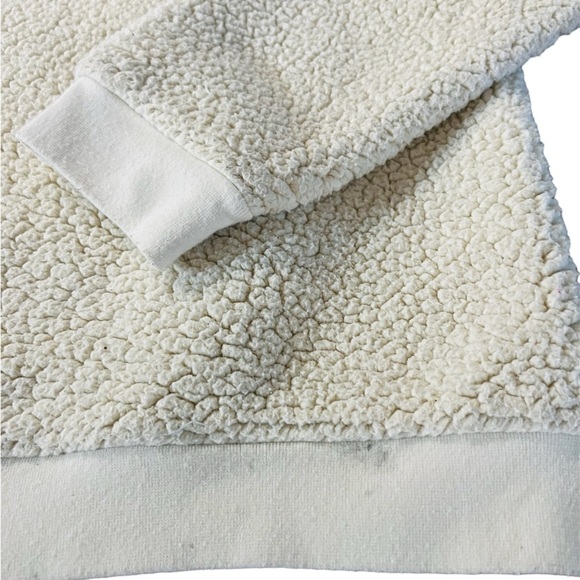 GHOST LIFESTYLE CREAM COLORED TEDDY HOODIE SIZE MEDIUM - Picture 11 of 12